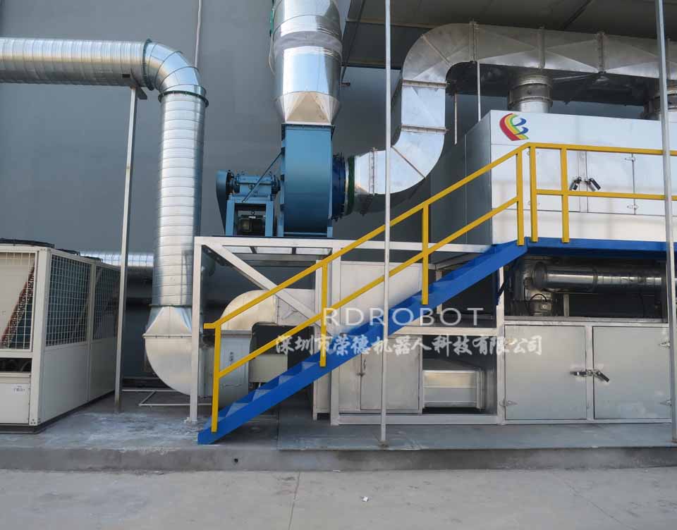 滑雪眼鏡框機(jī)器人自動(dòng)噴涂流水線