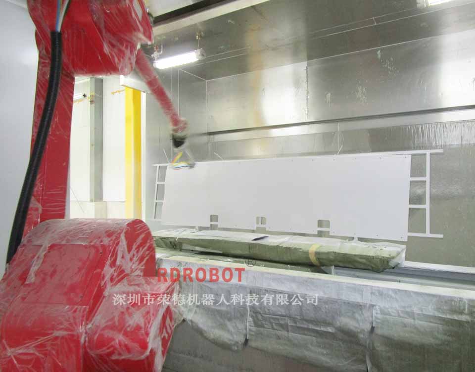 高鐵門自動噴漆機器人